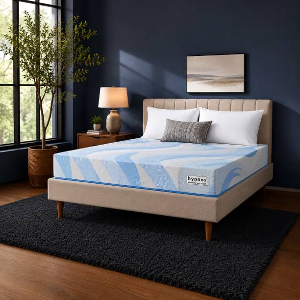 Hypnos Orthopedic Anti-Microbial Fabric, Medium Firm Pressure Relief for Back Support 6 inch Double Memory Foam Mattress