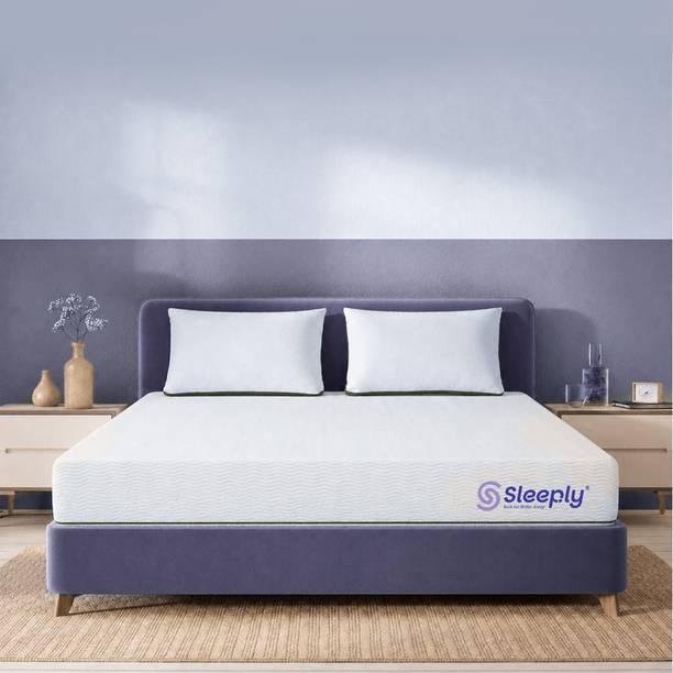 Sleeply The Ortho Lite Latex | Latex Orthopedic Mattress|S5 Adaptive Zones|10Y Warranty 6 inch Double PU Foam Mattress