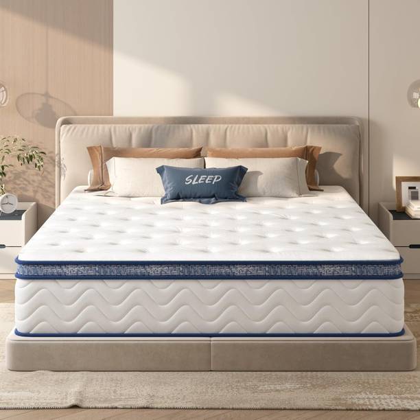 KGF MI-7275ET4 4 inch King High Resilience (HR) Foam Mattress