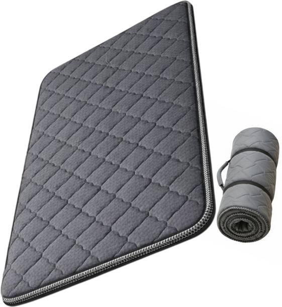 Aeronix Portable Folding compact camping exercise,pilates travel mattress 1.5 inch Single Memory Foam Mattress