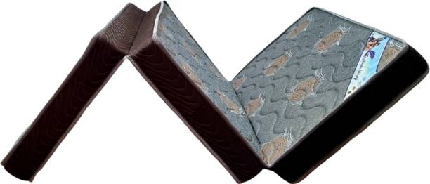 Feather Sleep 3-Fold Folding Mattress | Portable | High-Density Foam | Lightweight 3 inch Single EPE Foam Mattress