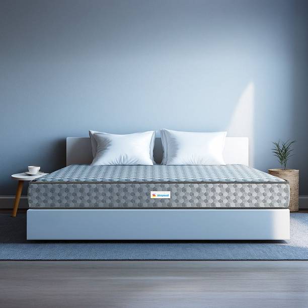 Sleepwell Dual Pro Profiled Reversible, Triple-layered Anti Sag Tech 6 inch Single PU Foam Mattress