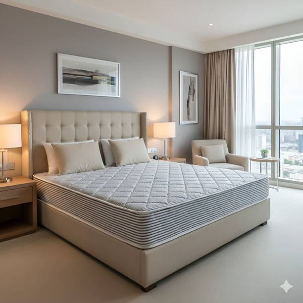 SLEEPSPA SAVIOR Hotel Comfort Mattress with HerbFRESH® Technology 12 inch Double Bonnell Spring Mattress