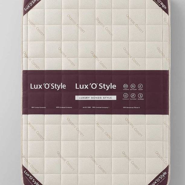 HOME DREAMS Lux 'O' Style Petalux ET Memory Foam 10 inch Queen Pocket Spring Mattress