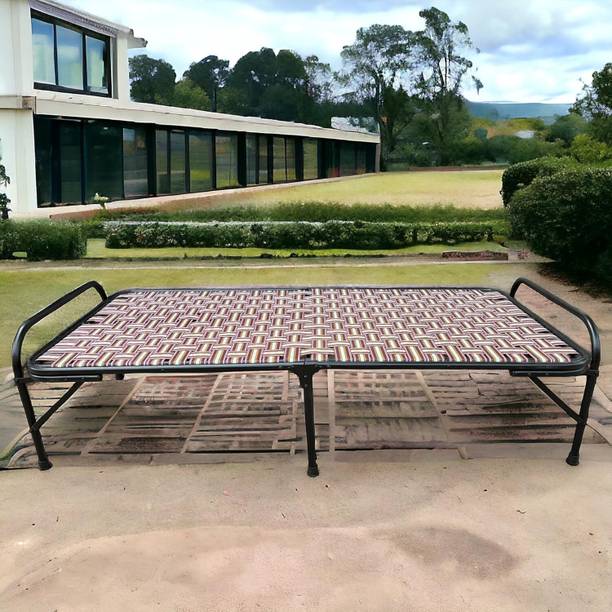 BUYMORE Metal Single Bed, 182 cm x 91 cm (5.97 ft x 2.99 ft)