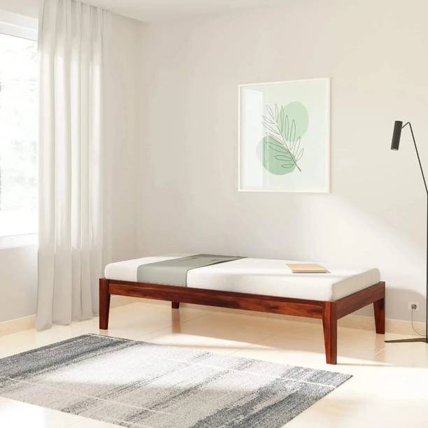 UK FURNITURE Solid Wood Single Bed