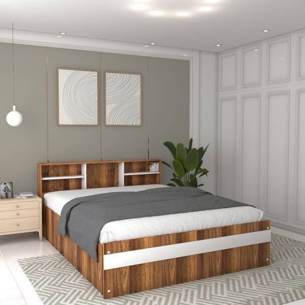 Flipkart Perfect Homes Opus Engineered Wood Queen Box Bed