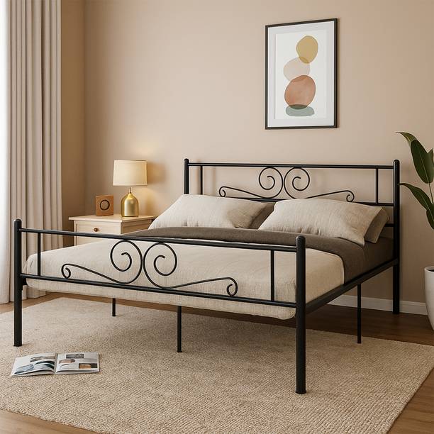 P&B Home Eminence style Metal Queen Bed