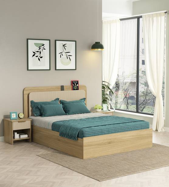 SPACEWOOD SERENE Engineered Wood Queen Box Bed