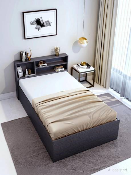 Flipkart Perfect Homes OPUS Engineered Wood Single Bed, 216.7 cm x 102 cm (7.11 ft x 3.35 ft)