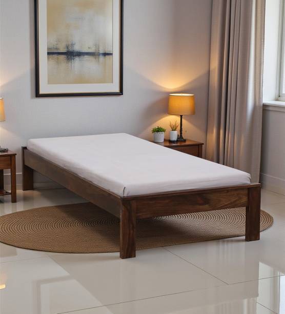 Shekhawati Home Urban Sheesham Wood Bed/Solid Wood Palaung/Wooden single Cot Solid Wood Single Bed, 205 cm x 97 cm (6.73 ft x 3.18 ft)