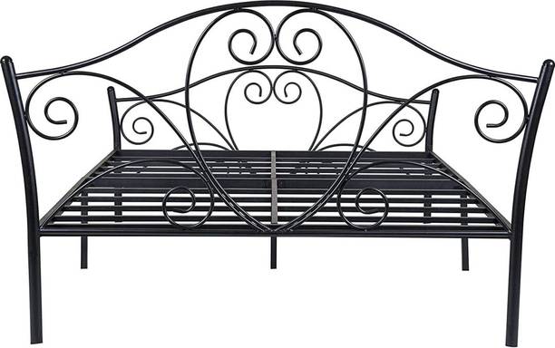 Decorvatsa Metal King Size Bed Without Storage /Bed /Cot Bed for Bedroom Metal King Bed
