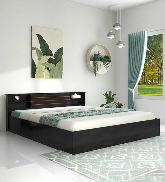 Mintwud from Pepperfry Kaito Queen Size Bed/Cot/Palaung With Box Storage For Bedroom/Home Engineered Wood Queen Box Bed