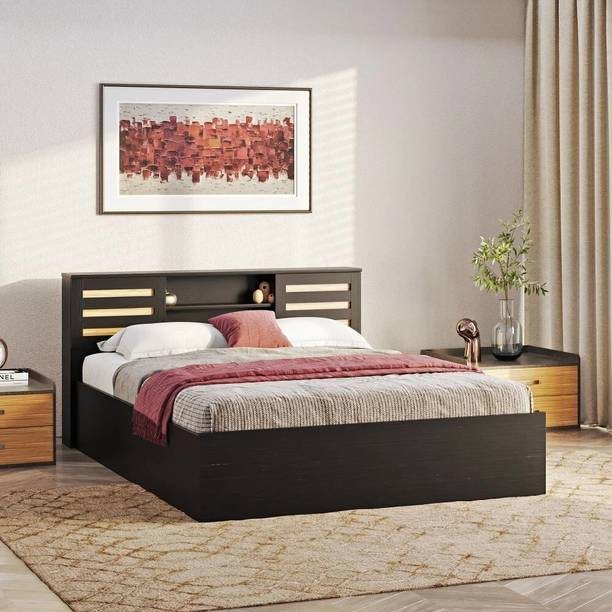 Wakefit Caph Engineered Wood Queen Box Bed, 210 cm x 160 cm (6.89 ft x 5.25 ft)