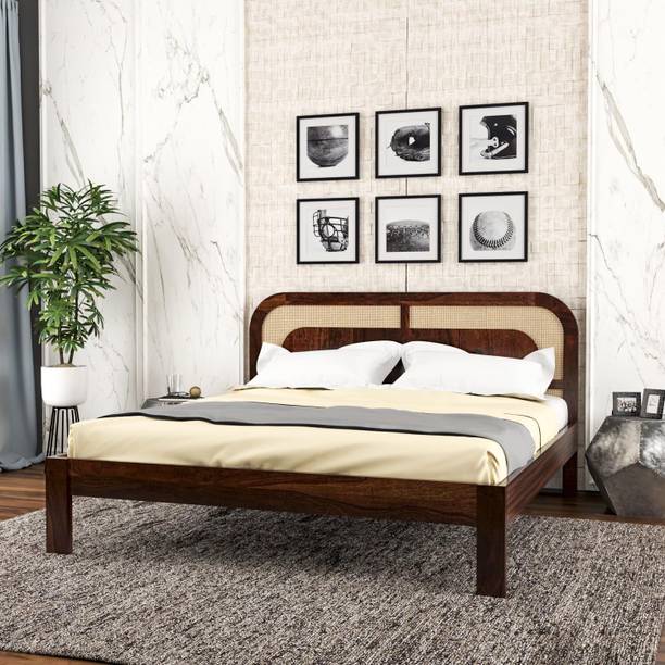 Utkarsh Solid Wood Queen Bed