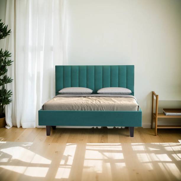 DriftingWood Queen Size Bed Without Storage | Wooden Double Bed | Low Floor Bed Engineered Wood Queen Bed
