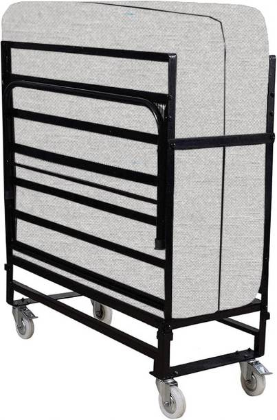 Auxiliary ®™|UNESCO Folding Rollaway Bed Metal Single Bed
