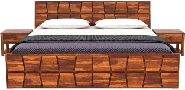 Luxeloom Solid Wood Queen Bed