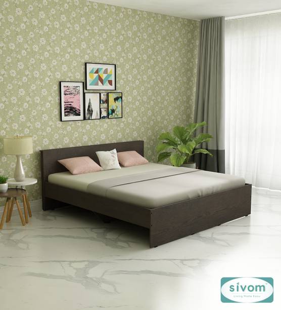 SIVOM Sleepy without Storage Engineered Wood King Box Bed Engineered Wood King Bed