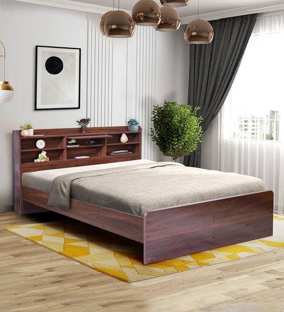 GUDSMITH BSC11 Engineered Wood Queen Drawer Bed