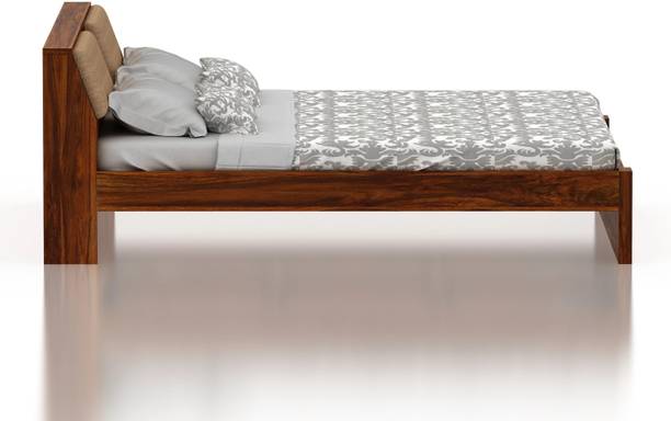 Ganpati Arts Sheesham Wood Mayor Wooden Bed/Cot/Wooden Without Storage Bed For Bedroom/Hotel Solid Wood Queen Bed
