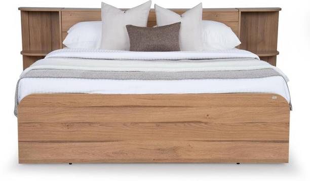 Durian Engineered Wood Queen Box Bed