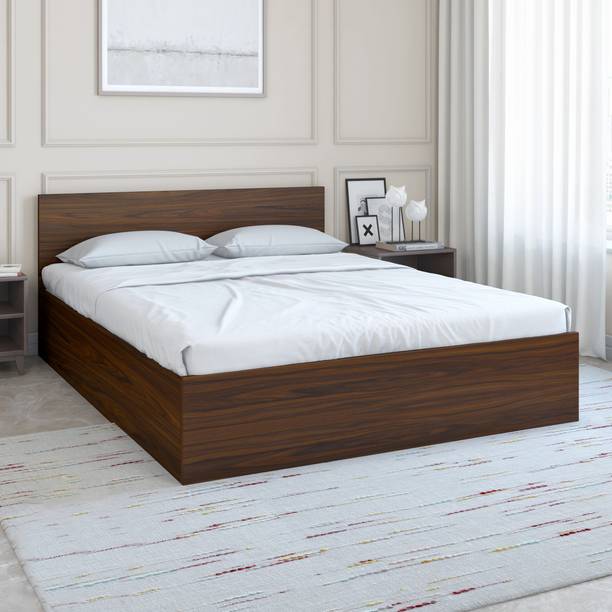 Nilkamal Arthur With Storage Engineered Wood King Box Bed, 204.5 cm x 187.6 cm (6.71 ft x 6.15 ft)