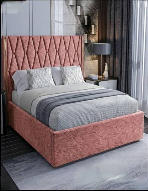 Green furniture Engineered Wood King Hydraulic Bed, 78 cm x 72 cm (2.56 ft x 2.36 ft)