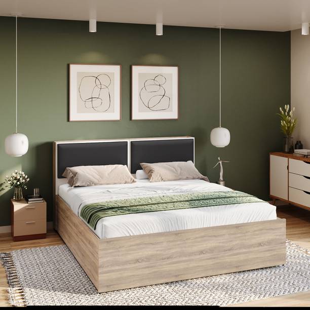 Godrej Interio Upmods Electra Engineered Wood Queen Hydraulic Bed