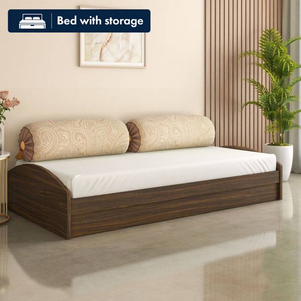 Nilkamal Addison Engineered Wood Single Box Bed, 195 cm x 98 cm (6.4 ft x 3.22 ft)