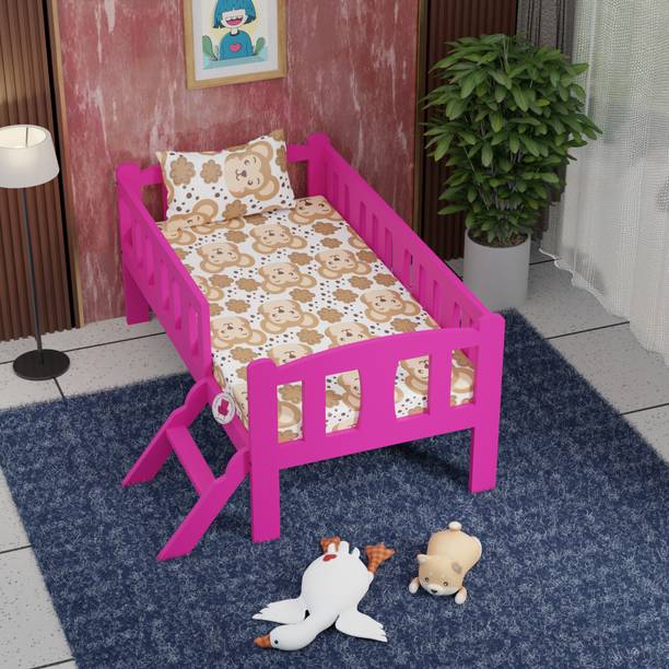 Mamta Home Furniture Wooden Single Kids Bed for Kids Room Solid Wood Single Bed