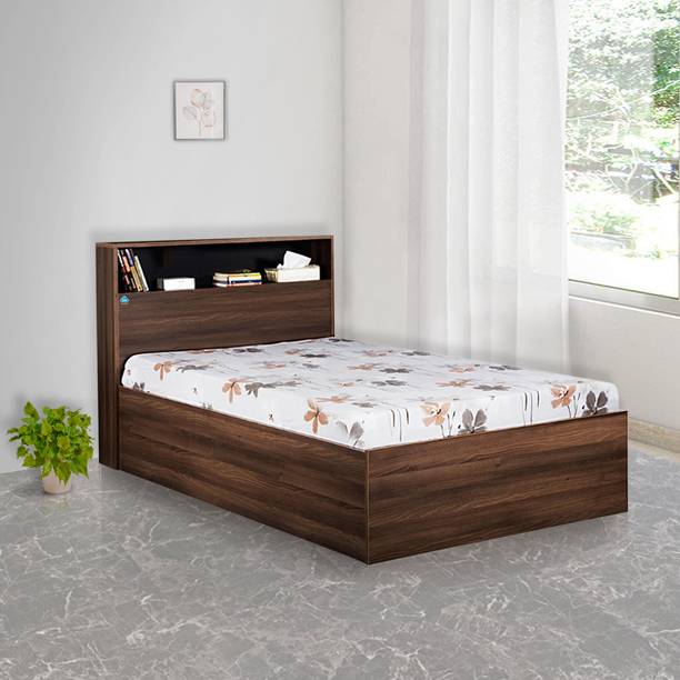 Flipkart Perfect Homes Zenith Engineered Wood Single Box Bed, 213 cm x 93.4 cm (6.99 ft x 3.06 ft)