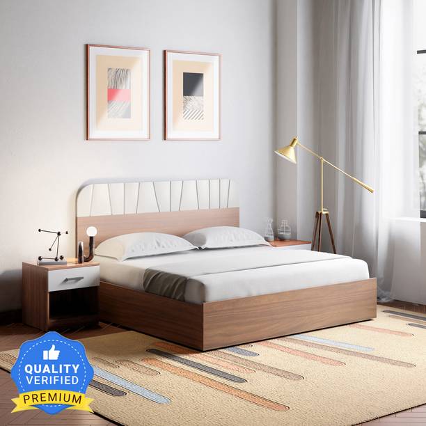 Godrej Interio Grove V2 Engineered Wood Queen Drawer, Box Bed