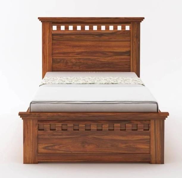 Flipkart Perfect Homes Solid Wood Single Box Bed