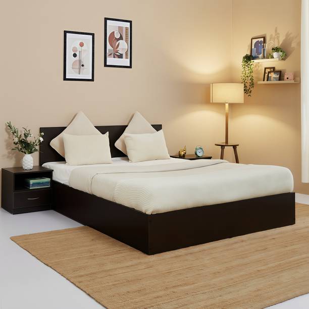 GREEN SOUL Zenith Queen Size Double Bed Engineered Wood Queen Box Bed