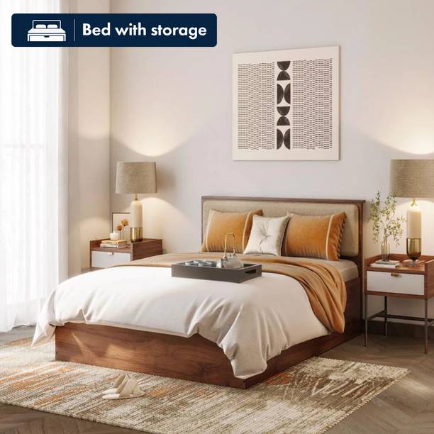 Wakefit Taurus Engineered Wood Queen Box Bed, 210 cm x 156 cm (6.89 ft x 5.12 ft)