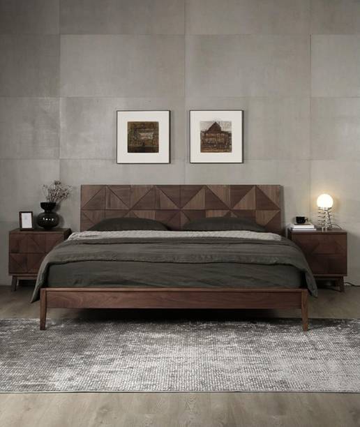 Devsignature solid Wood Bed/Cot/Palaung For Bed Room/Home/Hotel Solid Wood King Bed
