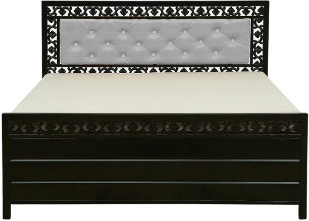 Vibrant Interior Denzal Grey (6x4) Metal Double Hydraulic Bed