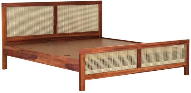 Taskwood Furniture Solid Sheesham Wood King Size Bed For Bed Room, Kids Room, Hotel. Solid Wood King Bed