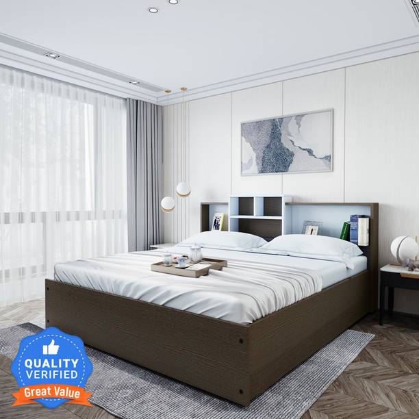 CARLTON LONDON Symphony Engineered Wood Queen Box Bed