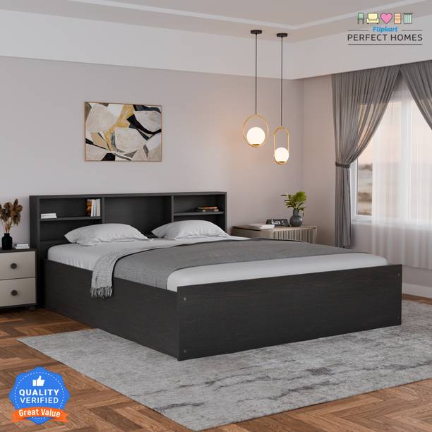 Flipkart Perfect Homes Opus Engineered Wood King Box Bed