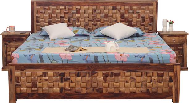 rf royal finish Solid Wood King Bed