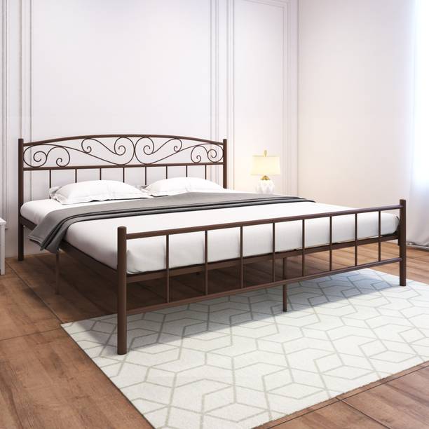 homdec Antlia Metal King Bed, 205 cm x 190 cm (6.73 ft x 6.23 ft)