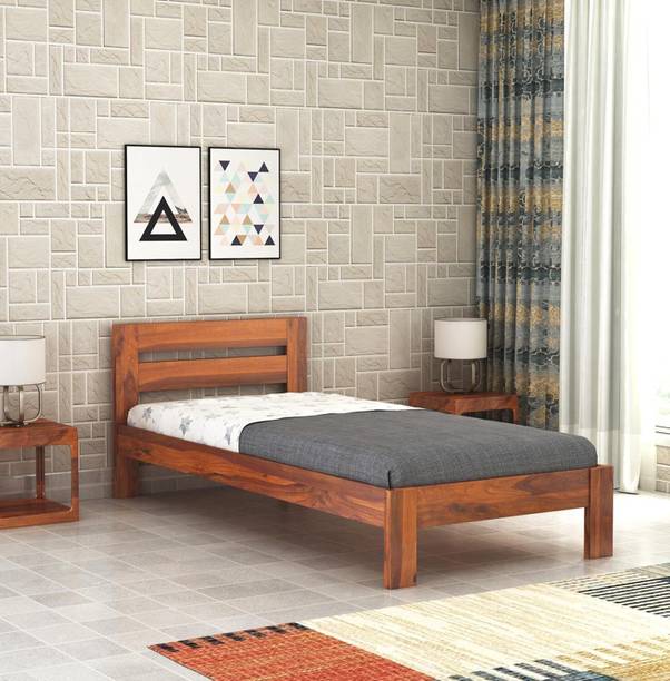 Ferrovilla Solid Wood Single Bed, 198.12 cm x 91.44 cm (6.5 ft x 3.0 ft)