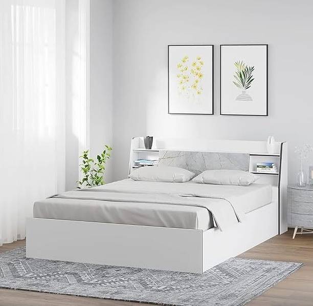 Grand Furnish Engineered Wood Modern Bed Storage Engineered Wood King Box Bed, 224.8 cm x 160.4 cm (7.38 ft x 5.26 ft)