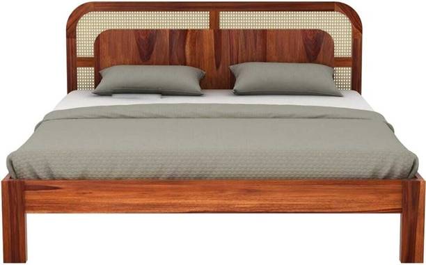 Luxeloom Solid Wood Queen Drawer Bed
