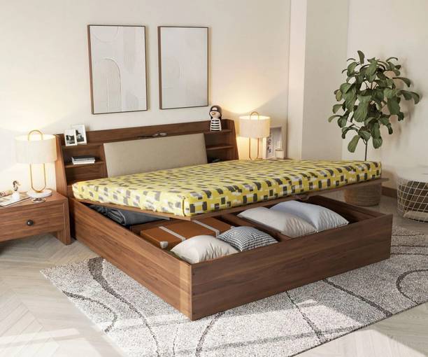 Wakefit Leo Engineered Wood King Hydraulic Bed