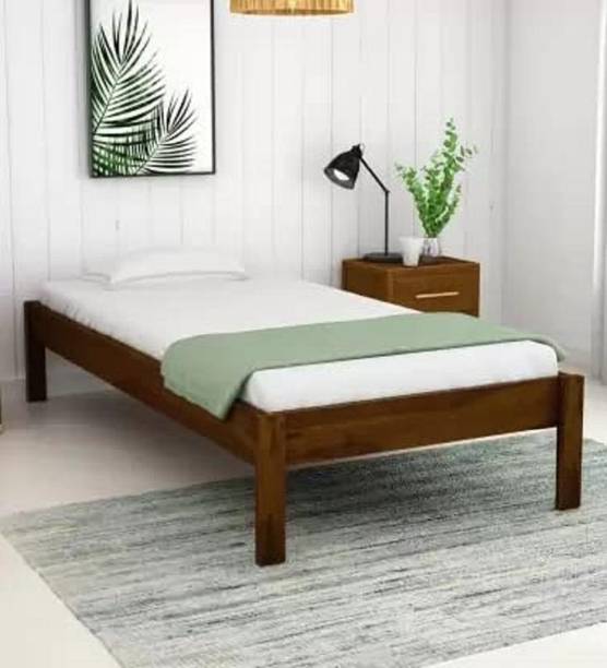 Flipkart Perfect Homes Sheesham Solid Wood Single Bed