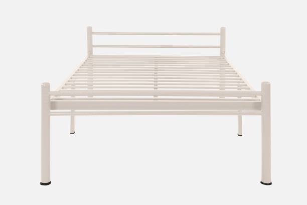Royal Interiors Metal Bed Extra Single Size Without Storage Metal Single Bed, 190.5 cm x 91.4 cm (6.25 ft x 3.0 ft)
