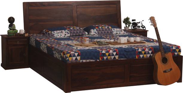 rf royal finish Solid Wood King Box Bed